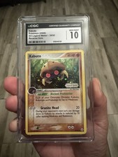 CGC 10 GEM MINT Kabuto 36/92 EX Legend Maker Reverse Holo Stamped Pokemon Card on eBay