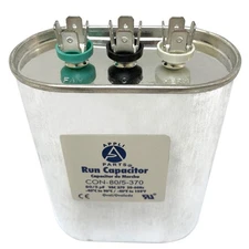 Appli Parts Dual Run Capacitor for ac 80+5 Mfd uF (microfarads) 370VAC CBB65 Ova