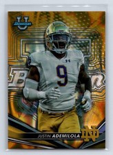Justin Ademilola 2022-23 Bowman's Best University Gold Lava SN #/75 #30