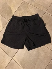 Nike ACG Woven Belted Trail Shorts Black Mens Size Large