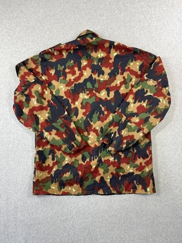 Vintage Swiss Army Taz M83 Field Jacket Mens L Alpenflage Camouflage Full Zip image 10