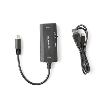 Plug and Play HDMI Converter SS To HD 1080P 16:9/4:3 For Sega Saturn Console