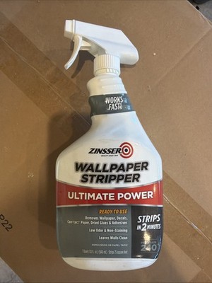 Rust-oleum Zinsser Wallpaper Remover Ultimate Power 32 oz Spray Bottle Ready Use