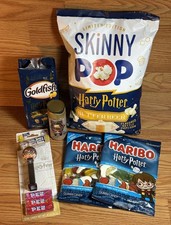 Harry Potter Butterbeer Snack Lot Goldfish SkinnyPop Haribo PEZ McCormick Sugar