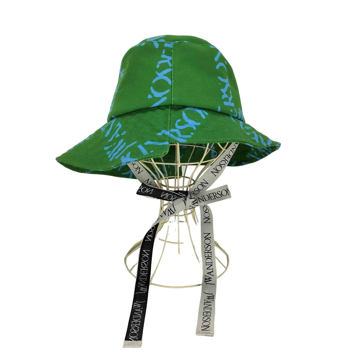 JW ANDERSON バケットハット JW ANDERSON Logo Grid Asymmetric Bucket Hat Men's 60 | eBay