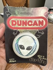 Vintage DUNCAN - ALIEN GLOW IN THE DARK - YO YO SEALED PACK c1997 Made In USA