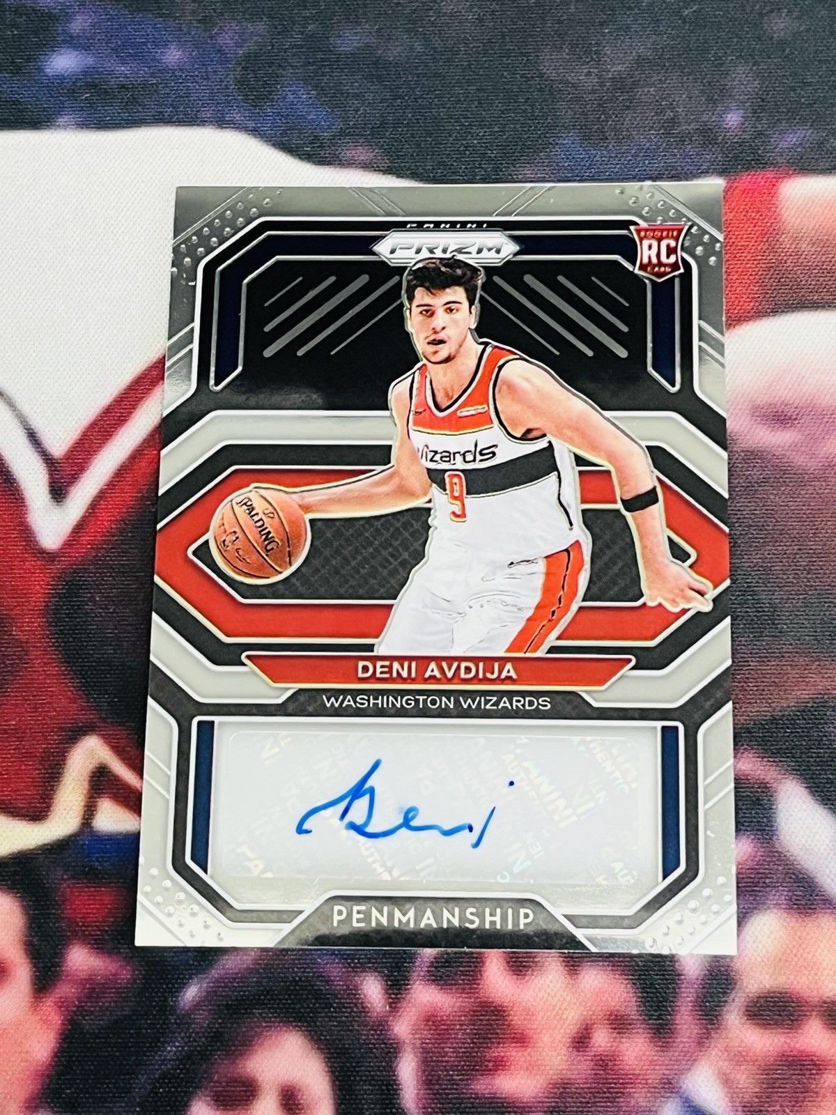 2020-21 Panini Prizm Deni Avdija Penmanship Auto Rookie RC