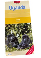 Uganda & City Map Kampala Map  (2000) Ratio 1: 700,000  by Günter Nelles