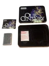 Zippo Our Century Limited Edition Commemorative Tin Case, 20th Century Collectio