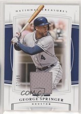 2020 Panini National Treasures 77/99 George Springer #36 4z8