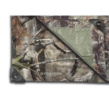 Heavy Duty Waterproof Camouflage Tarp 8ft x 6ft Multipurpose Outdoor Camping