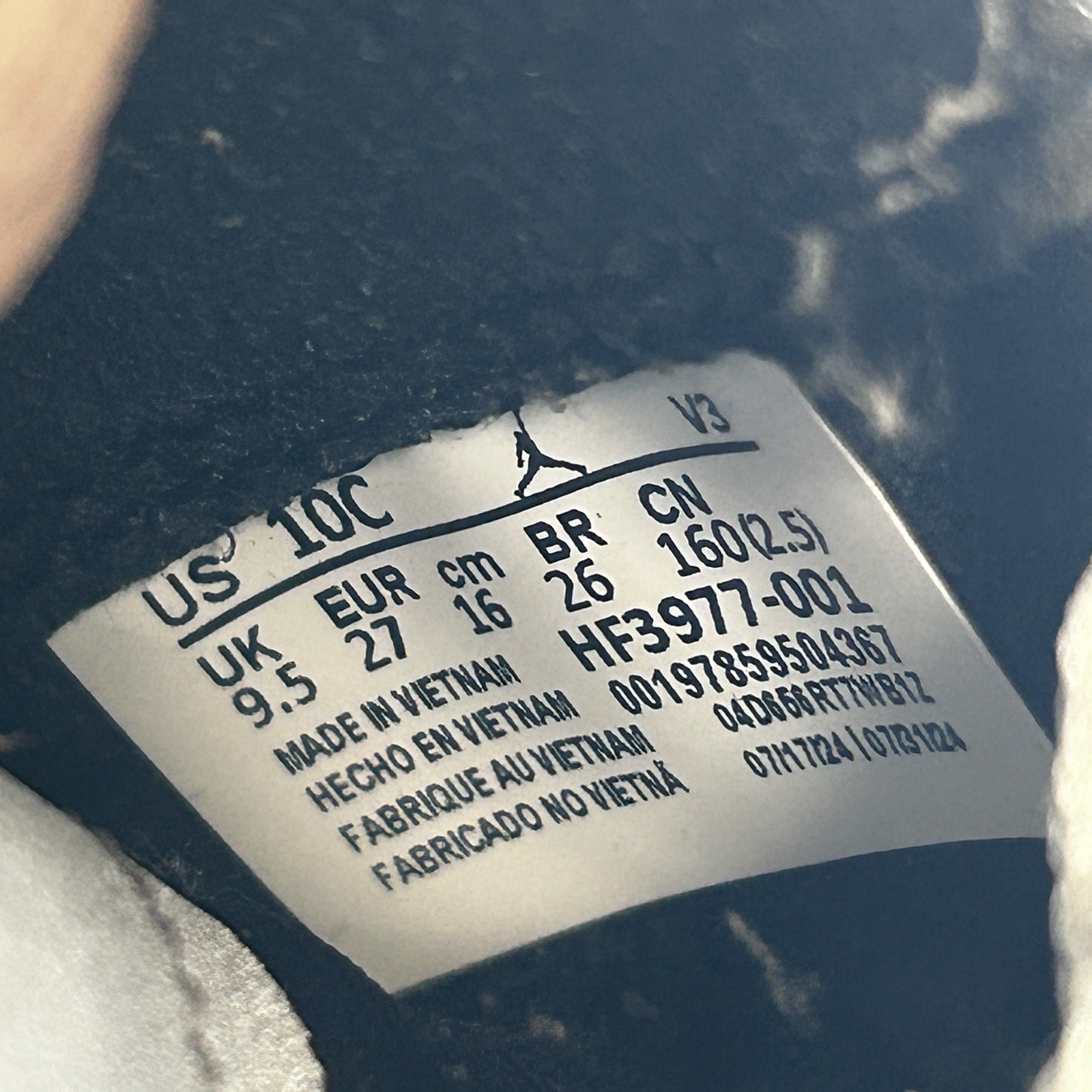 Air Jordan 5 Retro Black Metallic Reimagined 2025 TD - Size 10C - (HF3977-001) thumbnail 8