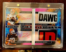 Panini 2025 Origins Gabriel & Sanders Browns #RSD-CLE Dual Patch Auto 12/12