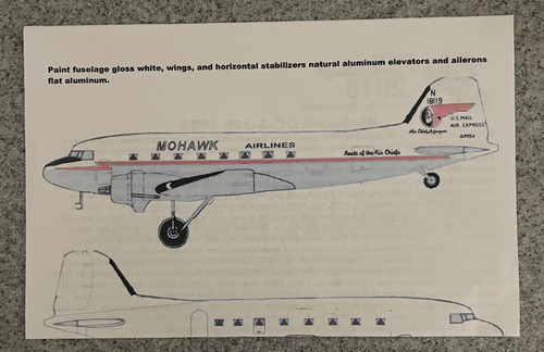 Pointerdog 7 Decals 1:48 Mohawk DC-3 for Monogram Revell or Trumpeter