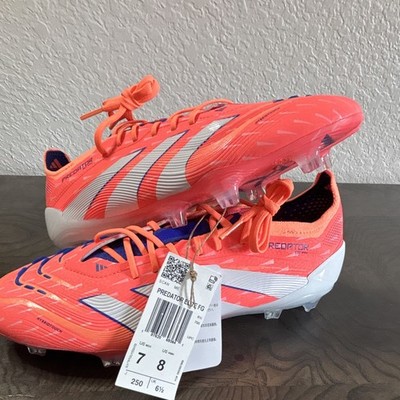 adidas Predator Elite FG Youth Soccer Cleats - Orange - US Size 7