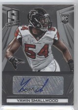 2014 Panini Spectra Rookie Auto 132/149 Yawin Smallwood #323 Auto 0c2