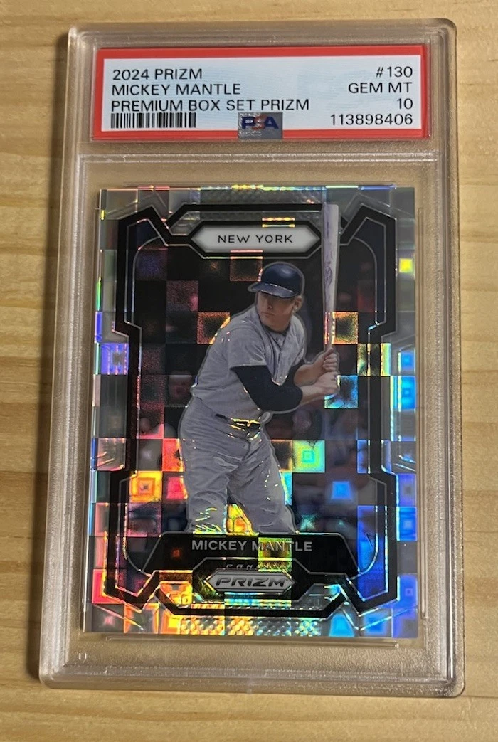 Mickey Mantle 10 Graded Baseball Sports Trading Cards