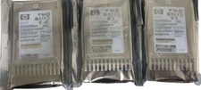 Lot Of 3 HP 300GB 10K RPM SAS Hard Disk Drives EG0300FAWHV Open Box