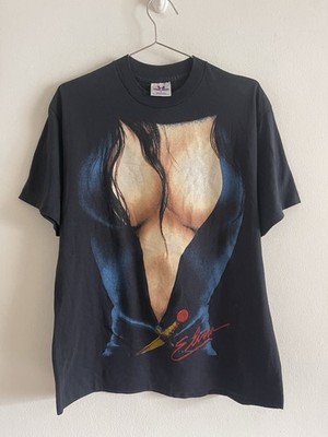 Vintage Elvira T Shirt 1988 80s Horror Sz Large 1980s Mistress Of The Dark