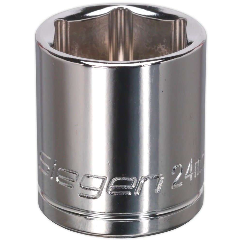 Siegen Walldrive Socket 24mm 1/2""sq Drive