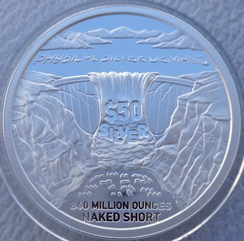 1 oz. 2025 DAM BREAK Silver Shield Mini-Mintage proof .999 fine silver