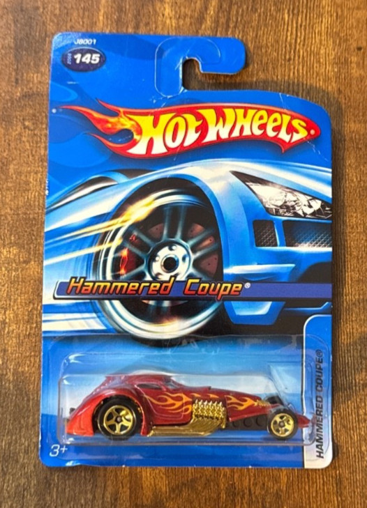 Hot Wheels Hammered Coupe #145 Red Die-Cast Car 2006
