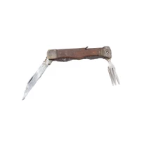 Soviet Folding Knife Hunting and Fishing USSR Vintage Metal Tourist Accessories