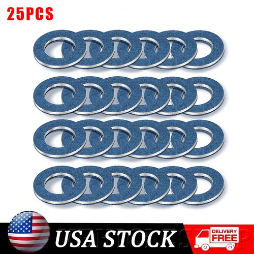 25Pcs Oil Drain Plug Gasket Crush Washer 9043012031 For Toyota 4Runner