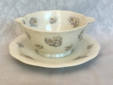 Saucière en porcelaine  Théodore Haviland pate ivoire marguerite