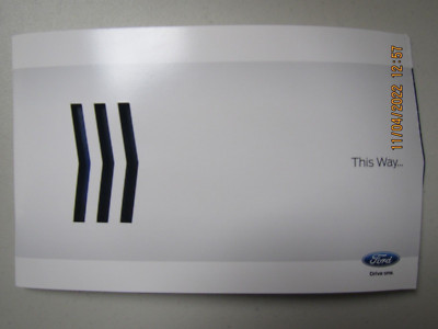 2011 2012 Ford Full Line Cars & Trucks Sales Brochure Folder Excellent Condition