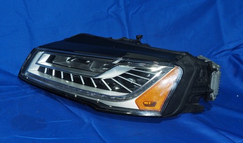 *REPAIRED DAMAGED* 2015-2018 Audi A8 S8 Left Side LED Complete Headlight OEM - 第 1/13 張圖片