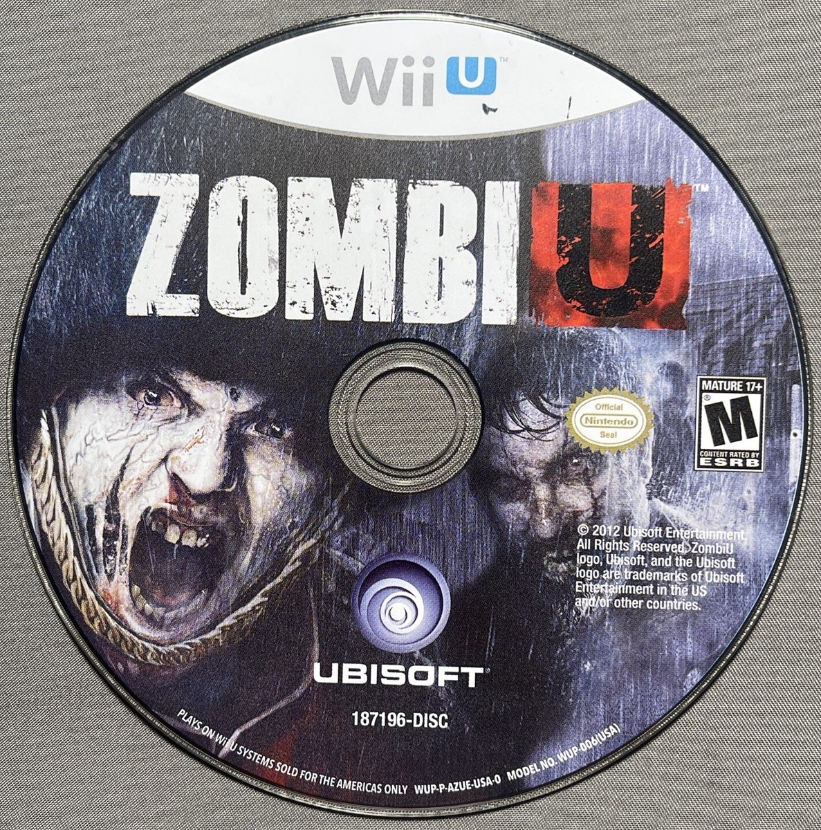 Zombi U (Nintendo Wii U, 2012) Disc Only VGC 8888187196| eBay