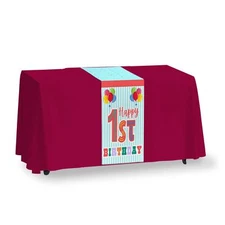 Dining Table Runner for  Birthday Party | Farmhouse Table Decor for Theme Party