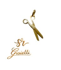 Ciondolo ORO GIALLO Forbici in ORO 18kt 750% List. 295€