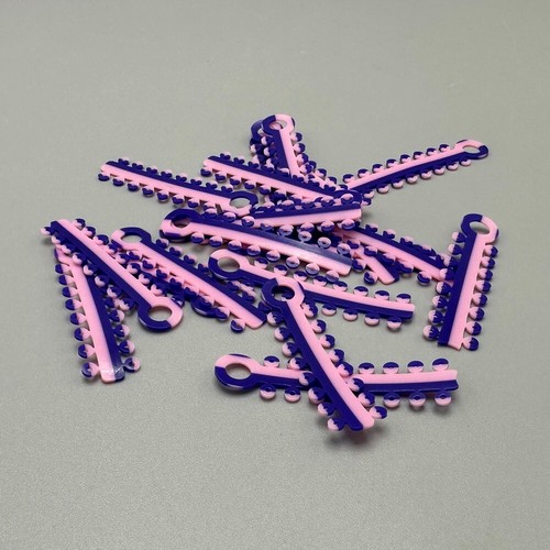 Dental Orthodontic Elastic Ligature Ties Rubber Bands Bracket Brace 320/1040 tie - Picture 4 of 34
