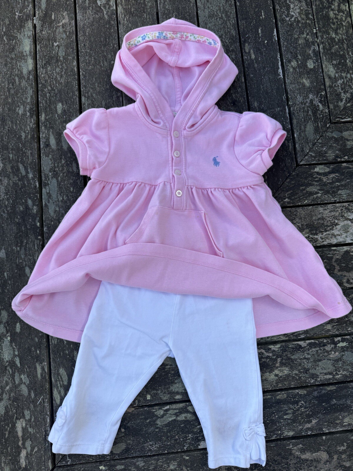 POLO RALPH LAUREN AUTHENTIC BABY GIRLS Dress /leggings 2Pc Set Outfit 18 months eBay