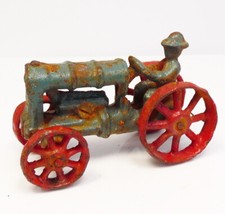 Antique Arcade Hubley Fordson Cast Iron Toy Tractor w/ Driver Free Shipping