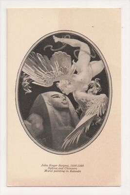 K-198 John Singer Sargent Sphinx and Chimaera Boston Fine Arts Museum PC