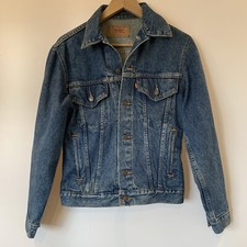 Levis Strauss & Co Denim Jacket Cropped Size 34 Blue Women's 70506 Vintage Uk 8