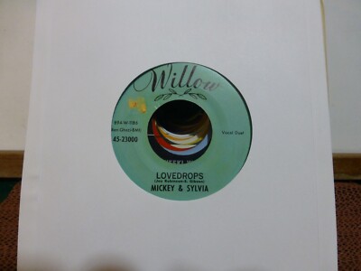 MICKEY & SYLVIA BABY YOUR SO FINE & LOVEDROPS  WILLOW   EXC   45