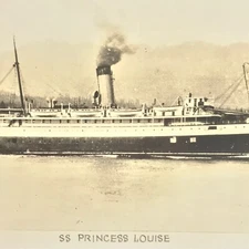 SS Princess Louise Ship Canada RPPC Vintage Postcard Real Photo