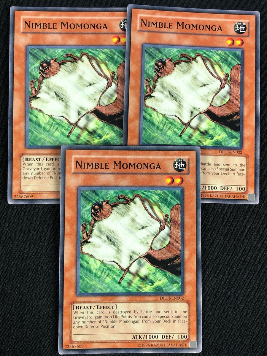 yugioh nimble deck Momonga EGO1-EN007 Yu-Gi-Oh! Card may be 1st or Unlimited Edition YuGiOh GX Trading Card Game