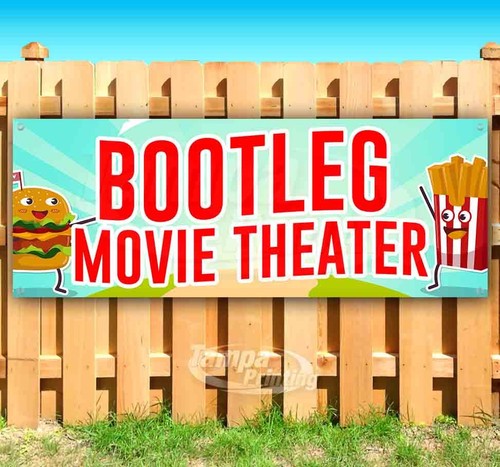 BOOTLEG MOVIE THEATER Advertising Vinyl Banner Flag Sign Many Sizes USA ...