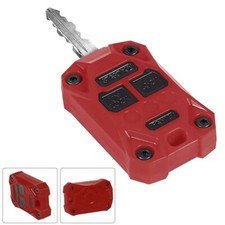 Fit For Jk Accessories Car Key Fob Case Cover For Jeep Wrangler Jk 2007-18 Red