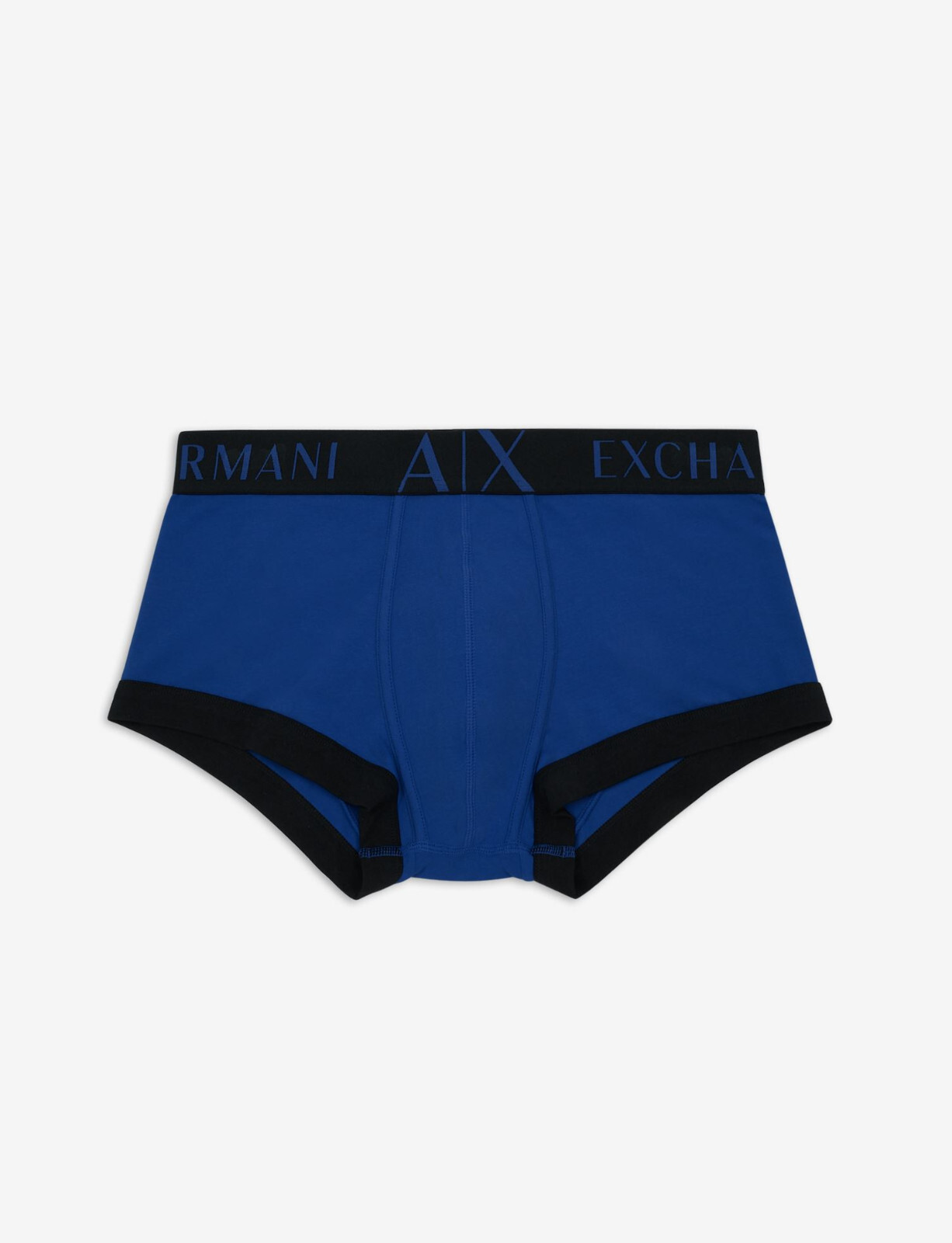 Мужская кофта из эластичного хлопка Armani Exchange с логотипом Темно-синего цвета размер M 5390₽