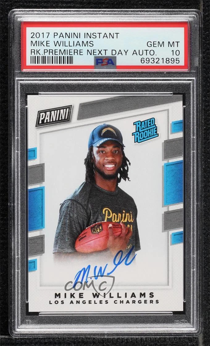 Mike Williams Panini Instant Rookie Premiere Next Day Autographs # Base