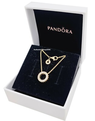 Gold Plated Pandora Vintage Collier Necklace NEW 100% Authentic