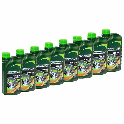 8x 1 Liter SAE 5W-30 Fanfaro LSX JP Motoröl Hyundai Toyota Kia Nissan Motor Oel
