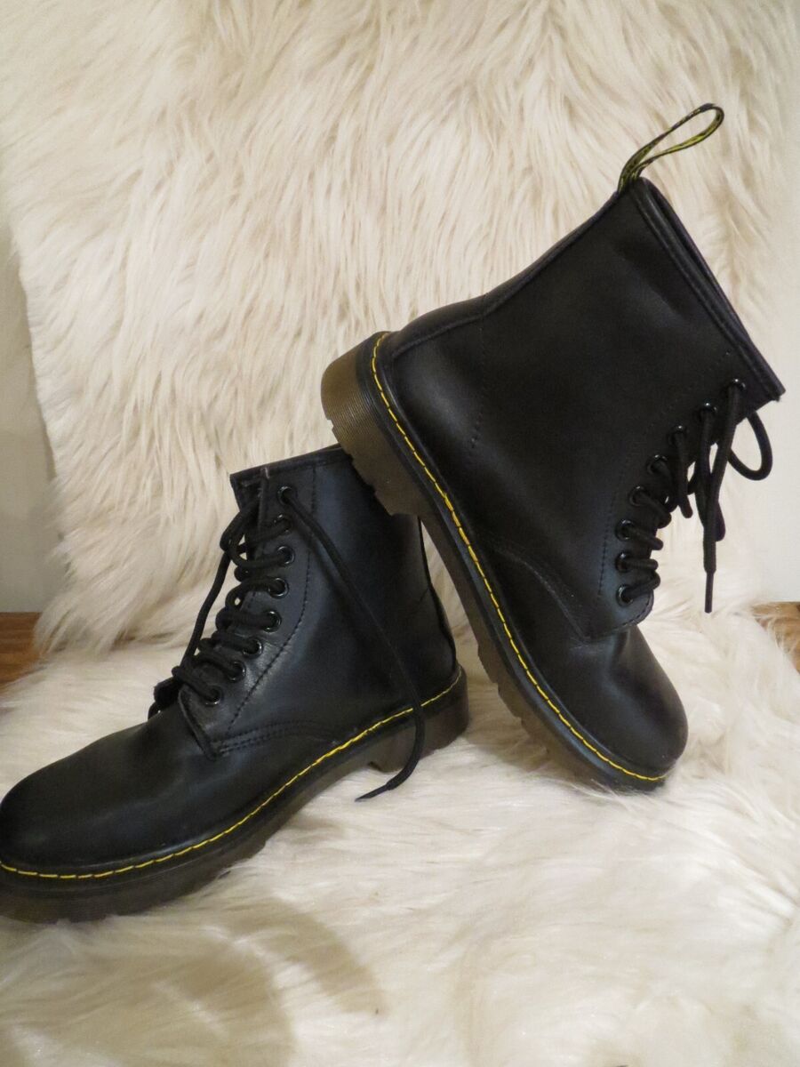 MARKE NIIH Bouncing Soles Punk Combat Boots Shoes Sz. 39 (US MARKE NIIH Bouncing Soles Punk Combat Boots Shoes Sz. 39 (US