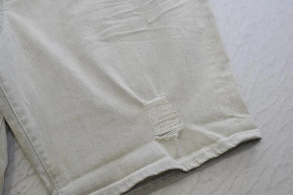 Pantalones Cortos de Vaqueros Rectos William Rast Gris Envejecido Resistente Para Hombres Talla 38 Nuevos con Etiquetas Foto 3 de 4